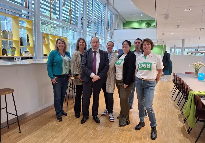 D66 onder de indruk van Tech Campus De School